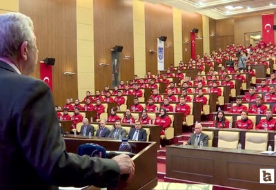 Mansur Yavaş yeni alınan 300 itfaiye personeliyle buluştu: Liyakat vurgusu
