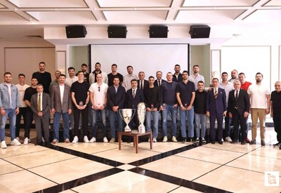 Şampiyon Ziraat Bankkart Erkek Voleybol Takımı yemekte buluştu
