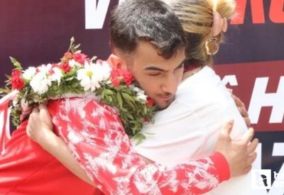 Dünya şampiyonu Ramazan Efe Yılmaz, memleketi Çankırı'ya madalya ile döndü