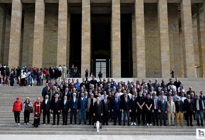 Gençlerbirliği camiasından Anıtkabir ve Cavcav'ın mezarlığına anlamlı ziyaret
