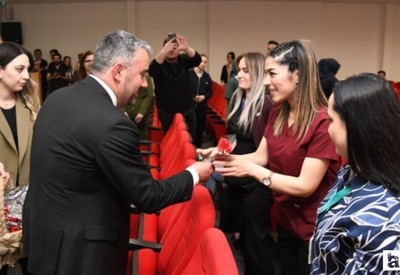Başkan Çetin, Pursaklar Devlet Hastanesi'nde düzenlenen programa katıldı