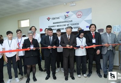 Kahramankazan Belediye Başkanı Çırpanoğlu TÜBİTAK Bilim Fuarı açılışını yaptı