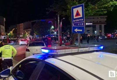 Çorum'da şampiyonluk kutlamasında atılan havai fişek küçük çocuğun başına isabet etti