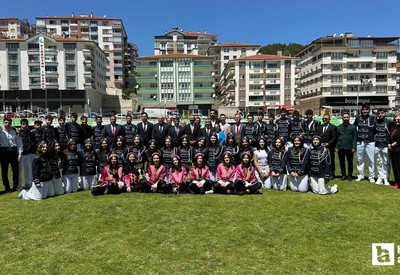 Kızılcahamam'da 19 Mayıs kutlamaları ilçe stadyumunda yapıldı