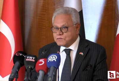 Pakistan’ın Ankara Büyükelçisi Junaid basın toplantısı düzenledi