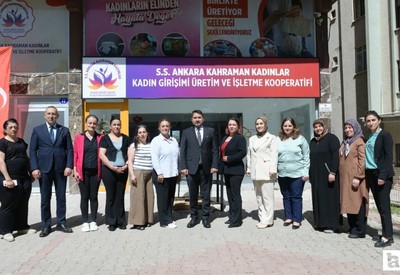 Kahramankazan Belediye Başkanı Çırpanoğlu, kadın girişimcilerle bir araya geldi