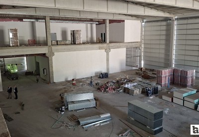 Beypazarı'nda 1000 kişi kapasiteli spor salonu yapımı sürüyor