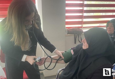 Altındağ Belediyesi vatandaşlara ücretsiz 'hipertansiyon' taraması yaptı