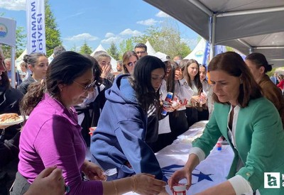 Kahramankazan Belediyesi ilçenin lezzetlerini tanıtıp ikram etti