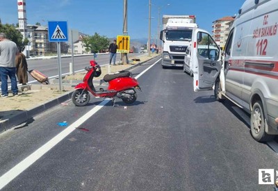Çorum'da kaza yapan motosiklet sürücüsü hastanede yaşam savaşını kaybetti
