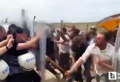 Keçiören'de denetim yapılmasına izin vermeyen kurban satıcıları polise saldırdı