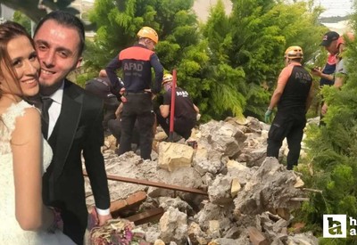 İzmir'de dekoratif beton kemerin yıkılması sonucu ölen doktor ve eşi Ankara'da defnedilecek