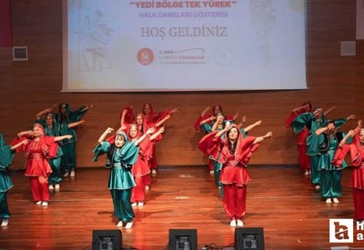 Keçiören Belediyesi'nden ‘Yedi Bölge Tek Yürek' gösterisi