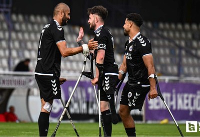 Ampute Futbol Şampiyonlar Ligi kupasını başkentte Alves Kablo kazandı