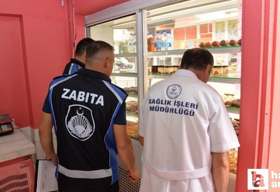 Kahramankazan Belediyesi ekipleri bayram öncesi tatlıcıları denetledi