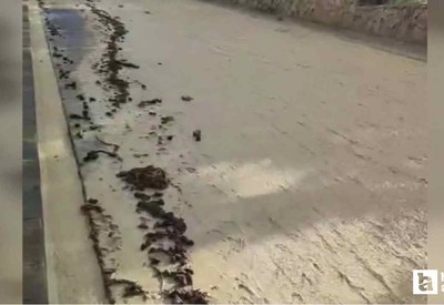 Nallıhan'da sağanak yağış sele neden oldu
