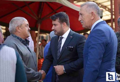 Kahramankazan Belediye Başkanı Çırpanoğlu'ndan pazar ziyaretinde sorunları çözme mesajı