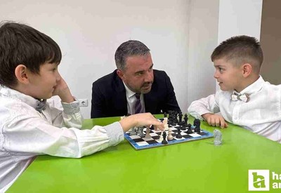 Pursaklar Belediyesi Nezaket Okullarında Satranç turnuvası heyecanı yaşandı