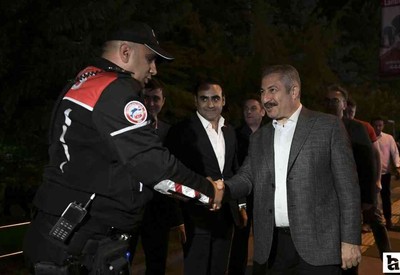 Ankara İl Emniyet Müdürü Dinç, Keçiören'de görevli polislerle bir araya geldi