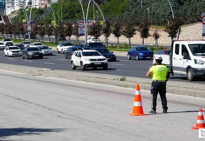 Ankara'da bayram için trafik denetimleri artırıldı