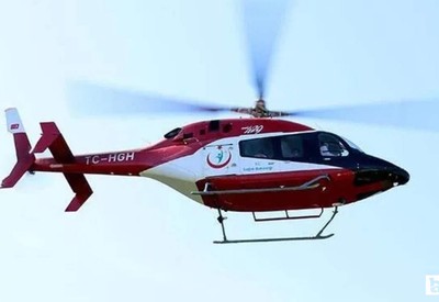 Trafik kazasında yaralanan 2 aylık bebek ambulans helikopterle Ankara'ya getirildi