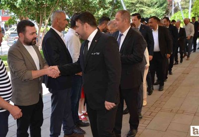 Kahramankazan Belediye Başkanı Çırpanoğlu, bayramlaşma törenine katıldı