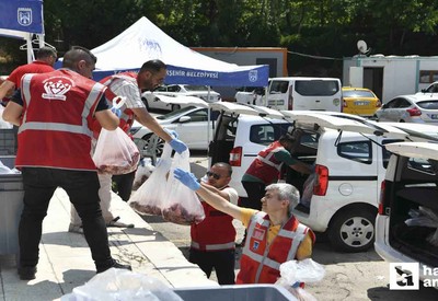 ABB'nin iyilik köprüsünde 3 tondan fazla et ihtiyaç sahiplerine ulaştırıldı