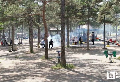 Ankara'da park ve mesire alanları bayram tatilinde doldu taştı
