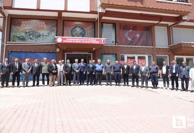 Kahramankazan Belediye Başkanı Çırpanoğlu, gazi ve şehit aileleri ile bayramlaştı