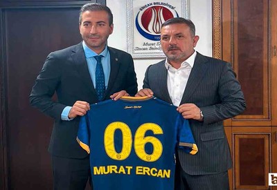 Ankaragücü Başkanı Tekin'den Sincan Belediye Başkanı Murat Ercan'a ziyaret
