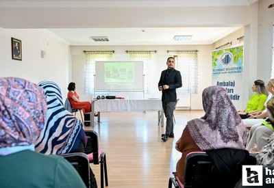 Altındağ Belediyesi vatandaşlara çevreyi temiz bırakma konusunda seminer verdi