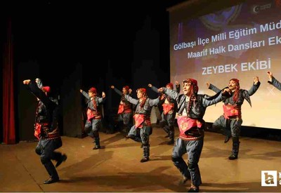 Gölbaşı'nda Maarif Halk Dansları Topluluğu yıl sonu gösterisi yapıldı