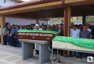 Salda Gölü'nde boğulan baba - oğul Pursaklar'da defnedildi
