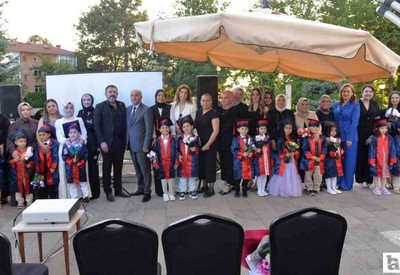 Kahramankazan'da minikler mezun oldu