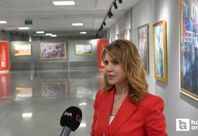 Cumhuriyetin Temelindeki Milli Ruh Resim Sergisi Başkentte açıldı