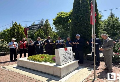 Kahramankazan Belediyesi Şehit Yusuf Pazar'ı kabri başında andı