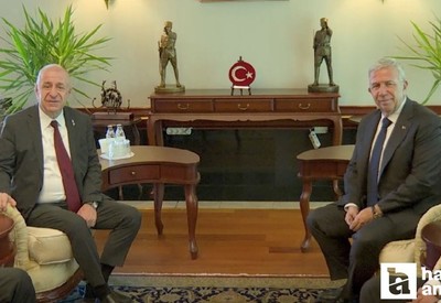 Mansur Yavaş, Ümit Özdağ ile bir araya geldi