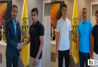 Ankaragücü 3 futbolcuyu daha profesyonel yaptı