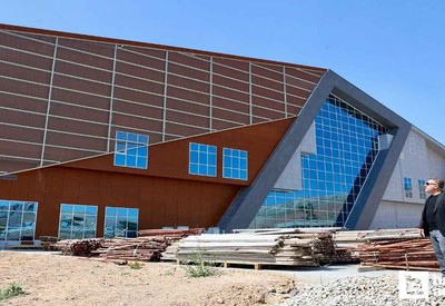 Sincan Belediyesi'nin Şahintepesi Spor Kompleksi hızla tamamlanıyor