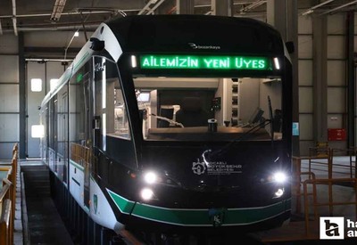 Ankara'da üretilen tramvaylar Kocaeli'nde raylara indi!