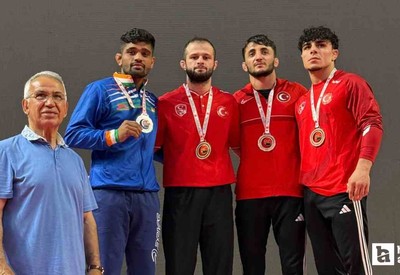 ASKİ Spor'un güreşçileri uluslararası turnuvaya damga vurdular