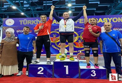 ABB Spor Kulübü Kadın Halter Takımı'ndan rekorlarla gelen Türkiye Şampiyonluğu