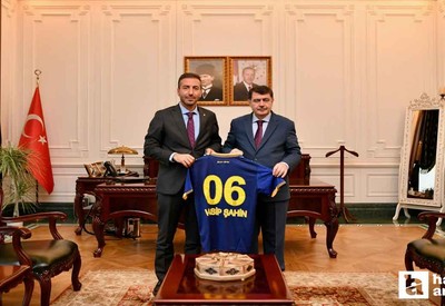 MKE Ankaragücü'nden Ankara Valisi Vasip Şahin'e ziyaret!