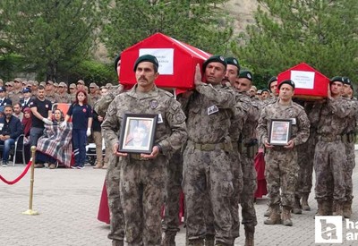 Çankırı - Ankara karayolundaki kazada şehit olan kursiyerler memleketlerine uğurlandı!