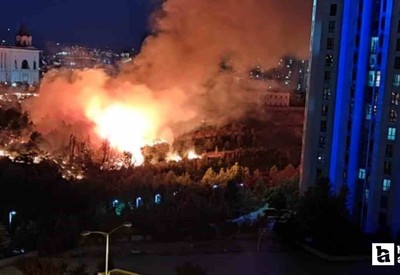 Keçiören'de boş arazide çıkan yangın 2 saatte söndürüldü