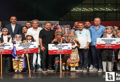 Minikler Türkiye Halk Oyunları Şampiyonası sona erdi