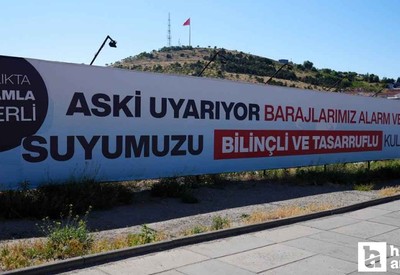 Keçiören Belediyesi su tasarruf seferberliği başlattı