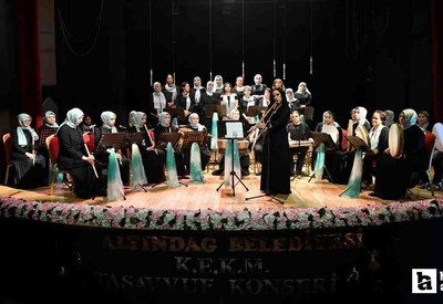 Altındağ Belediyesi'nin tasavvuf konseri dinleyenleri mest etti