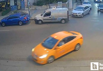 Çankaya'da trafikte sürücülerin kavgası kamerada