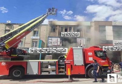Ankara Siteler Sanayi bölgesinde yangın: Patlama sesi duyuldu!